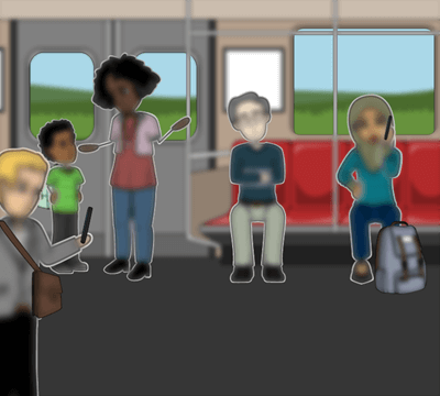Storyboard med Blur Filter