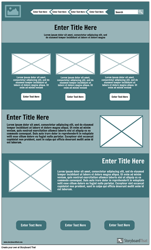 Maak homepage wireframes!