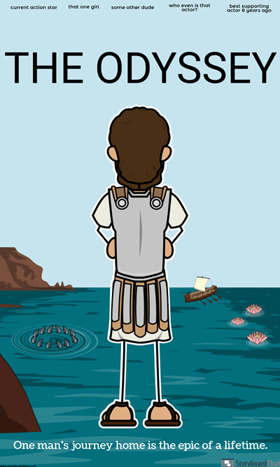 The Odyssey by Homer - إنشاء ملصق فيلم <i>للأوديسة</i>