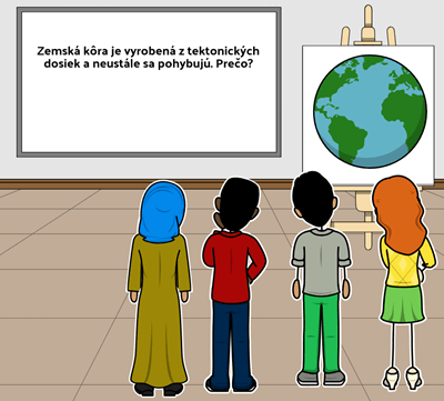 Štruktúra Zeme - Diskusia Storyboard