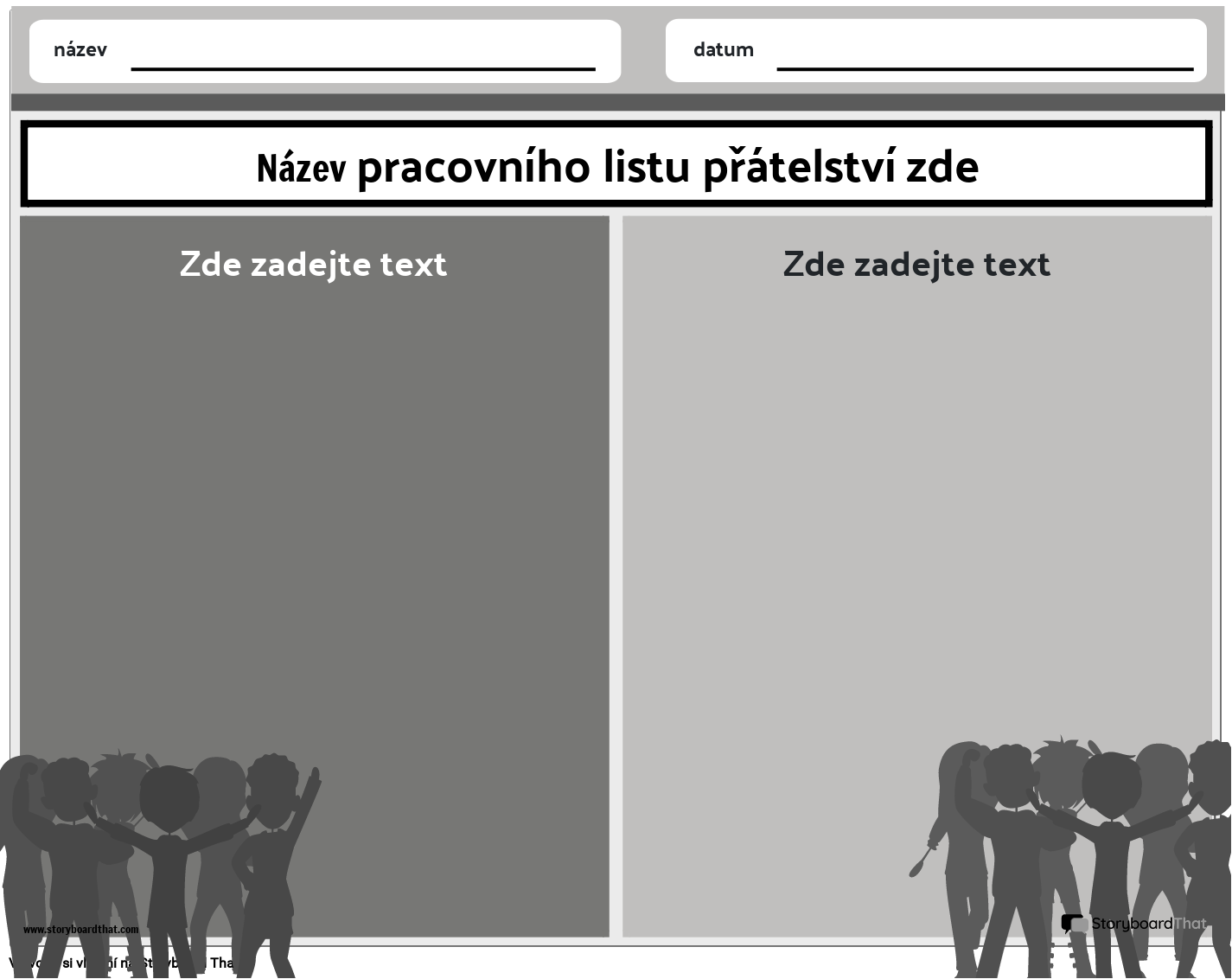 Přátelská Krajina Černobílá 4