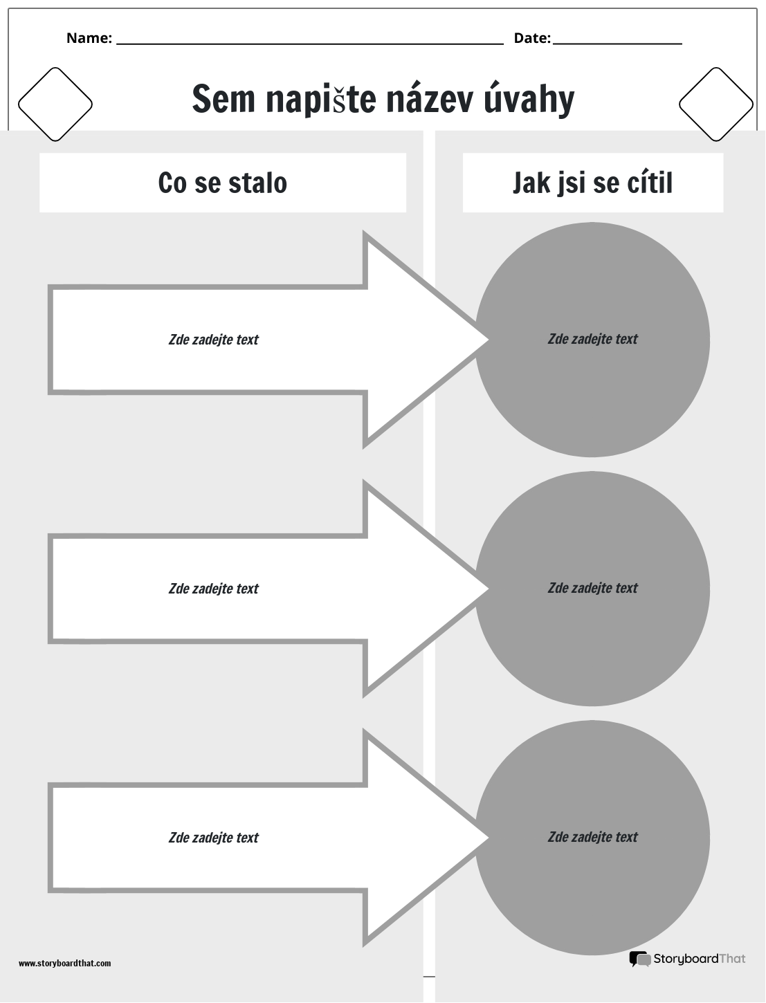 Zápis Reflect Černobíle 2
