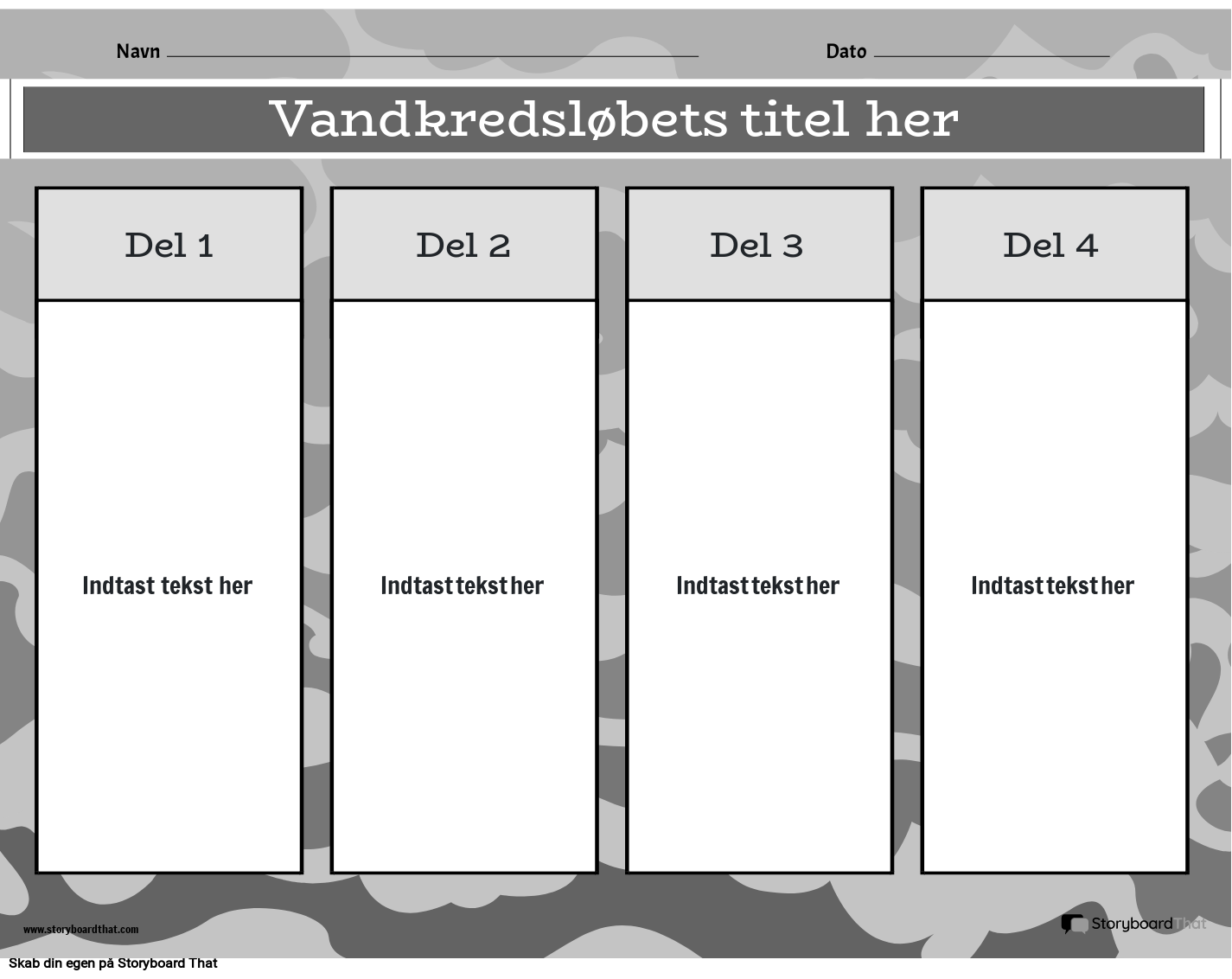 WC Landskab Sort og Hvid 2