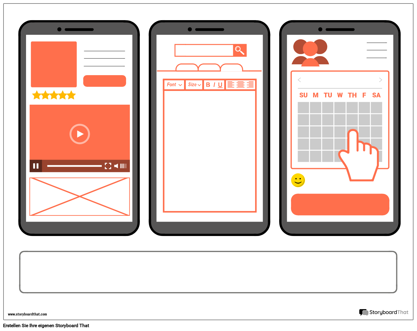 UX-Drahtmodell 3