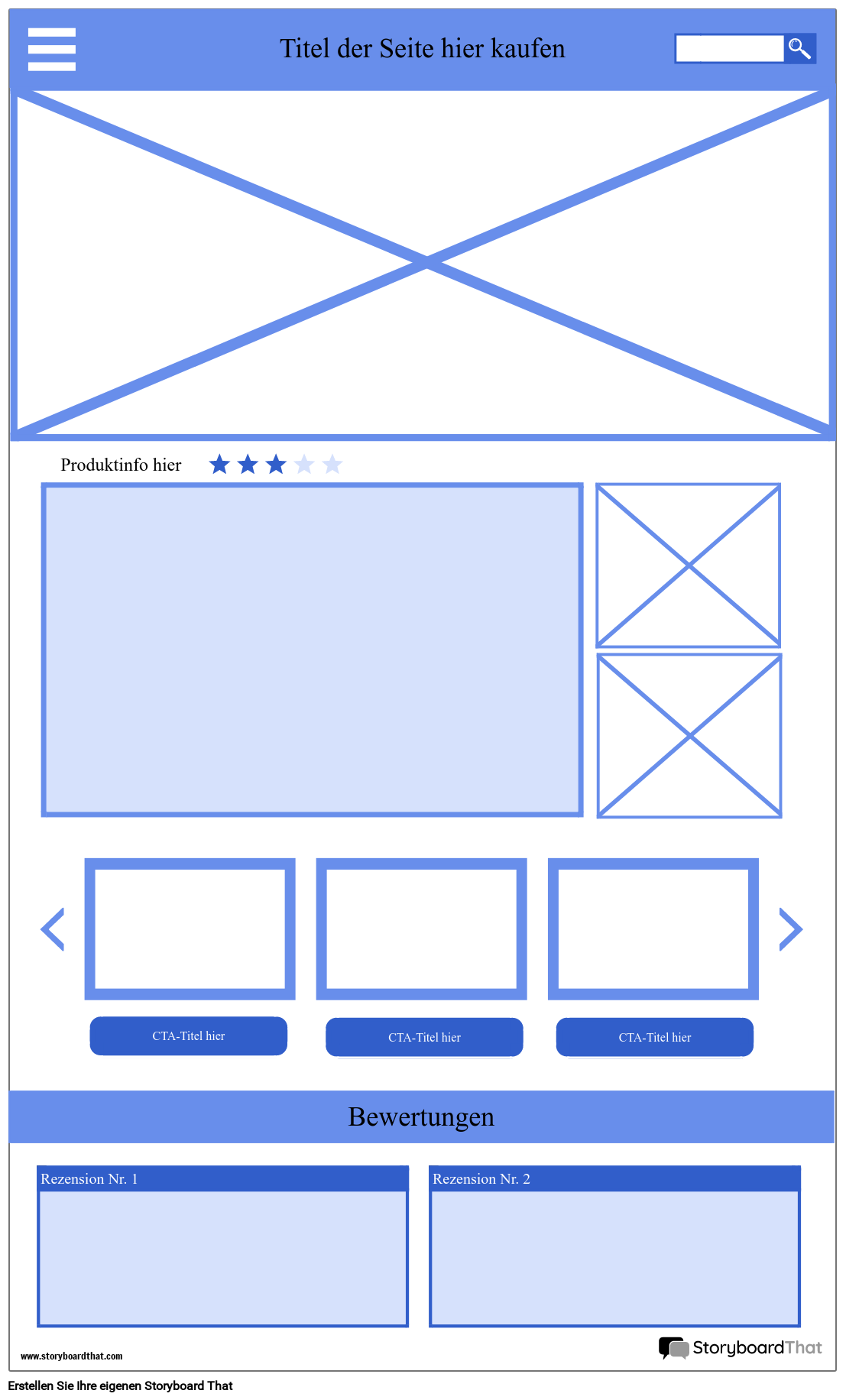 Wireframe-Vorlage für Unternehmenskäufe 4
