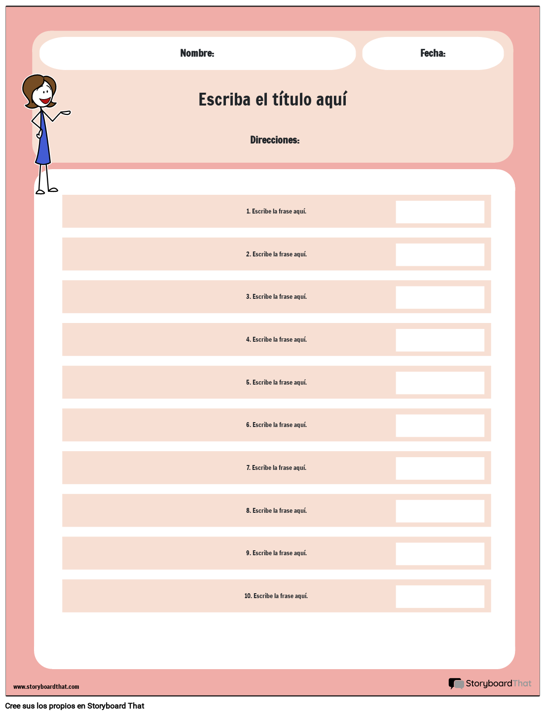 Tipos de Verbos Rosa y Blanco