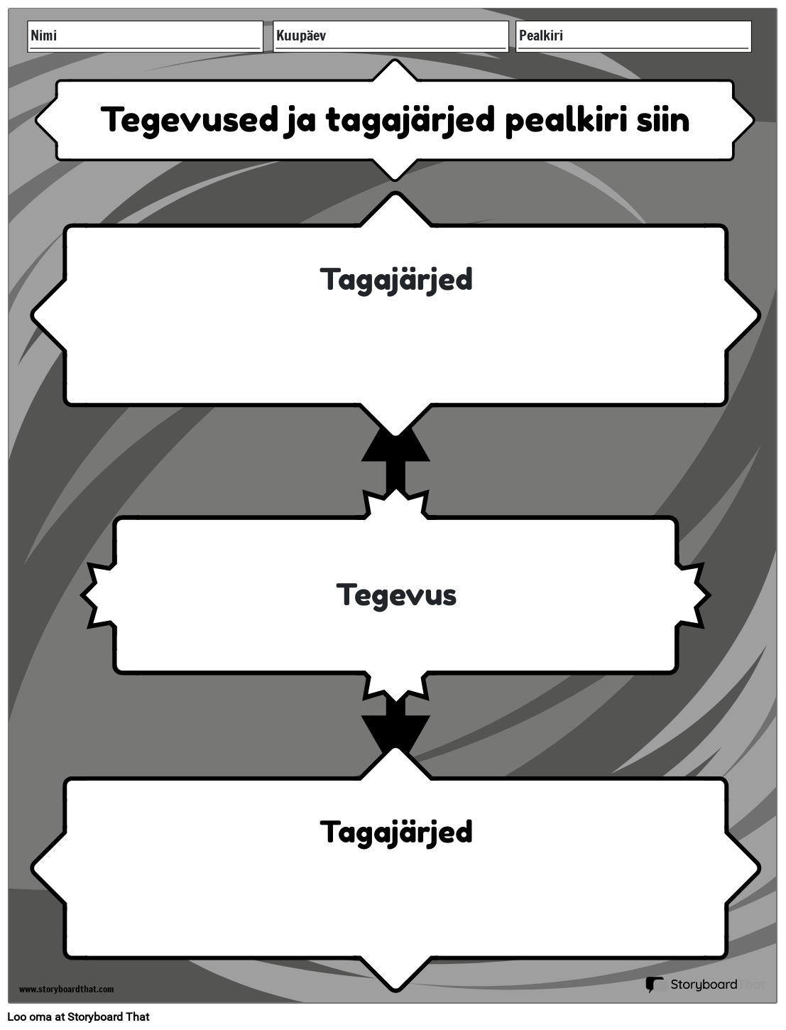 Tegu ja Miinused Mustvalge Maastik 3