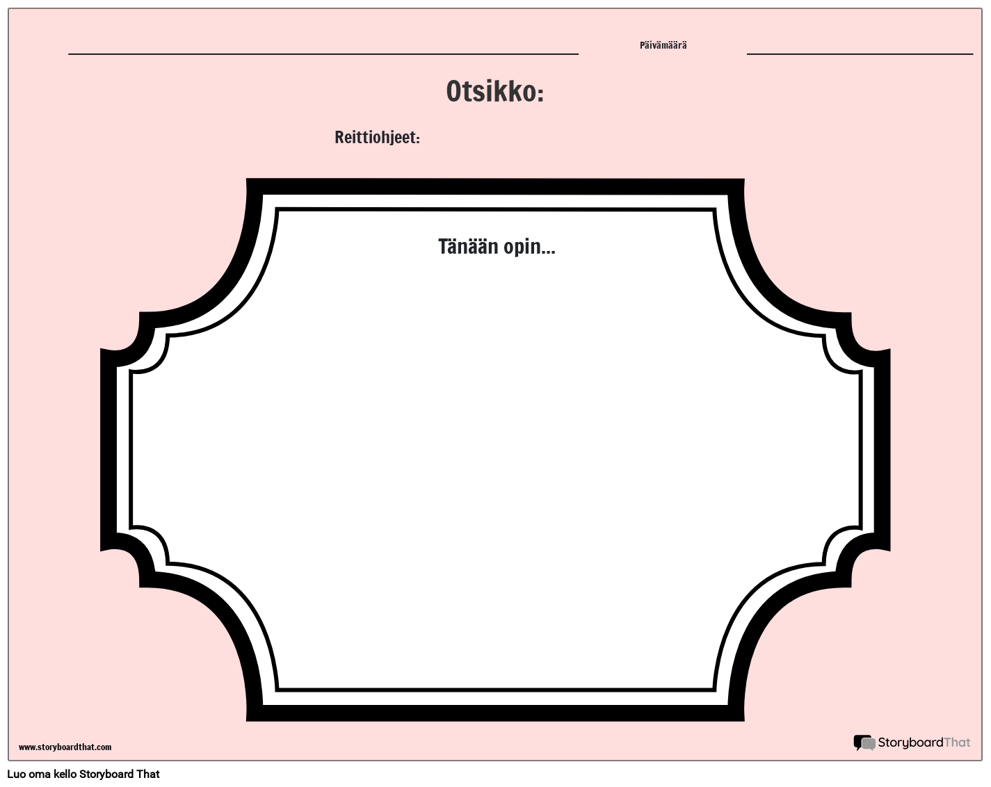 poistumislipun väri