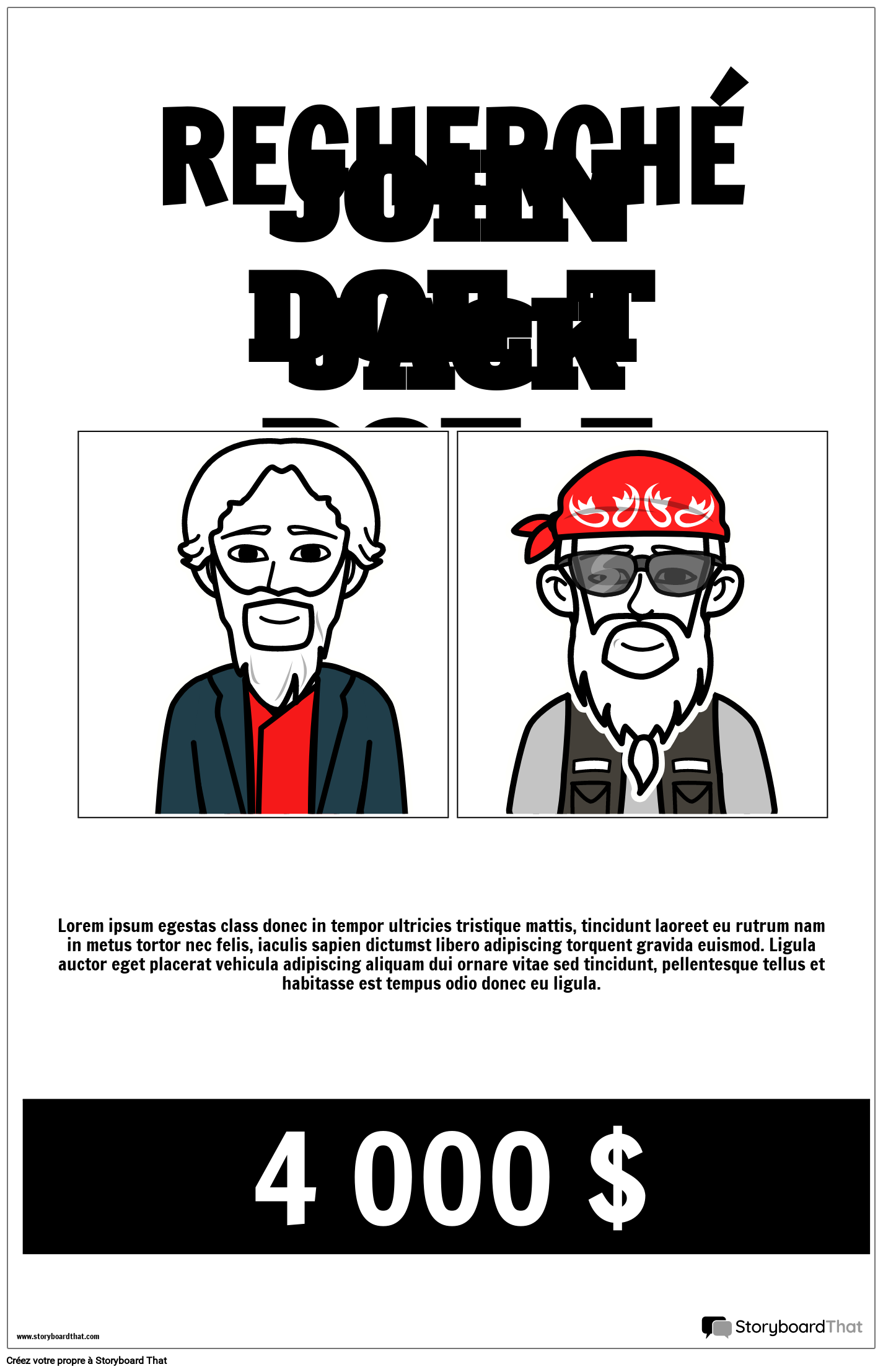 Avis de recherche pour deux suspects