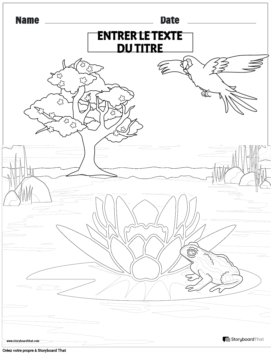 Coloriage de Fleurs