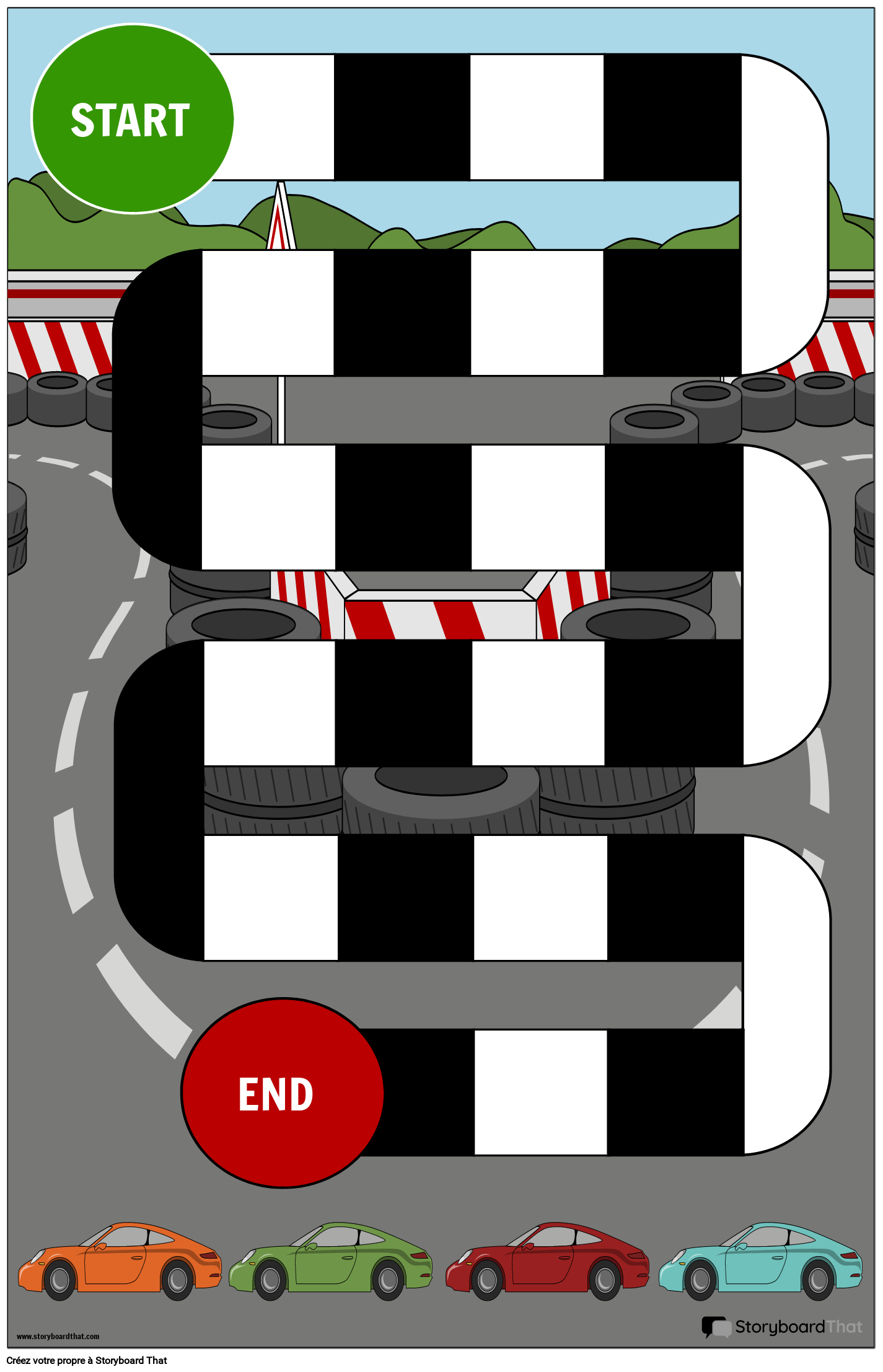 Jeu de Société de Course