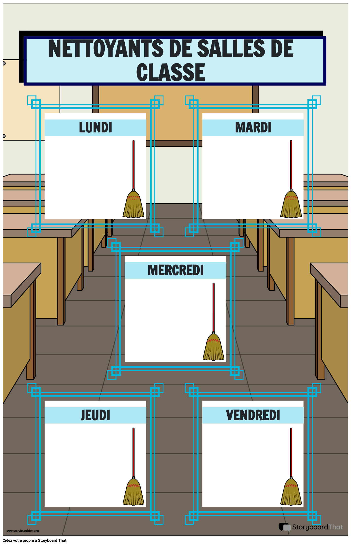 Nettoyeurs de Salle de Classe