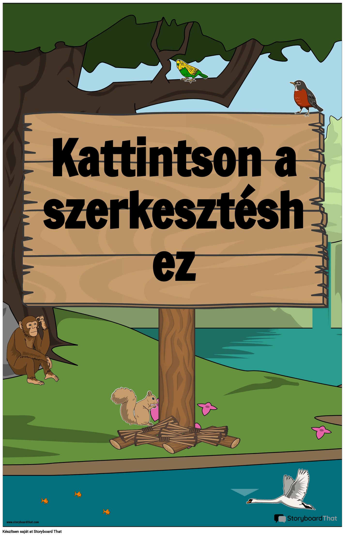 Forest Design Üdvözlő Poszter