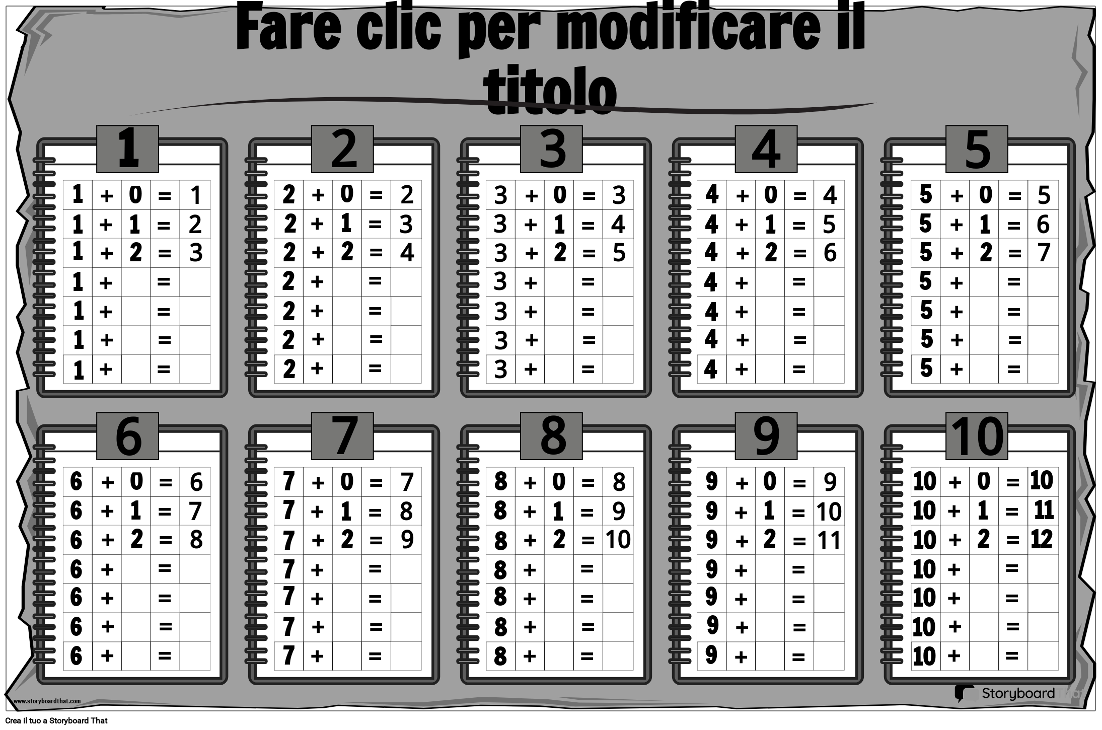 Modello Poster Grafico Aggiunta Note in Bianco e Nero