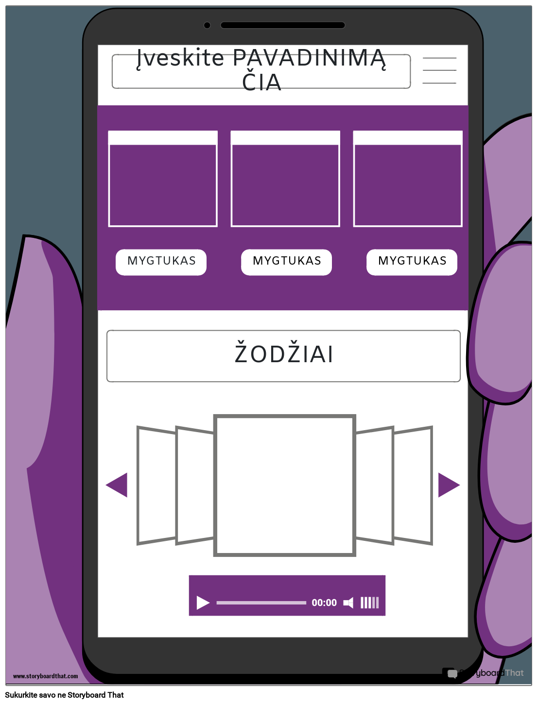 Pagrindinis Puslapis Wireframe 2
