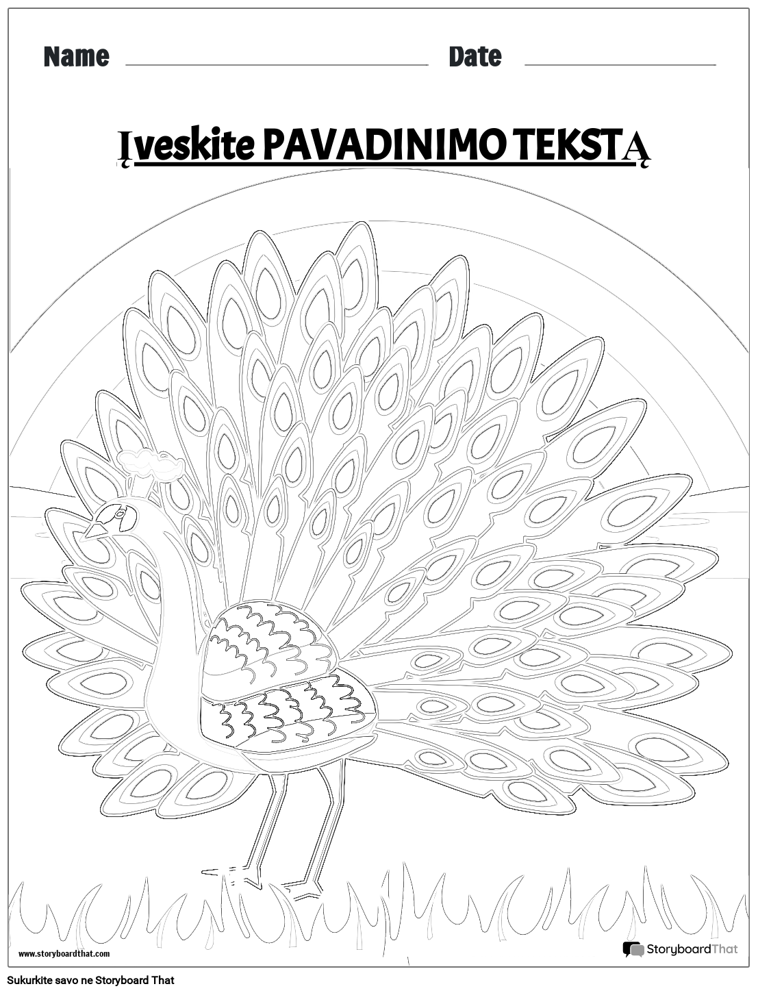 Povo dažymo puslapis