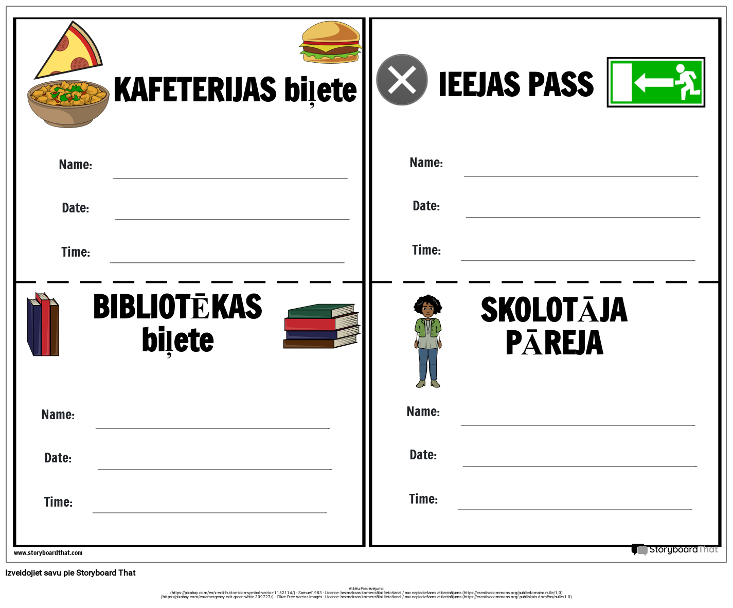 Dažādas Caurlaides Krāsas