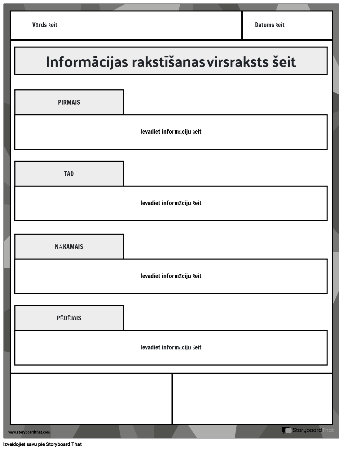 Informācijas Rakstīšana Melnbaltā Krāsā 2