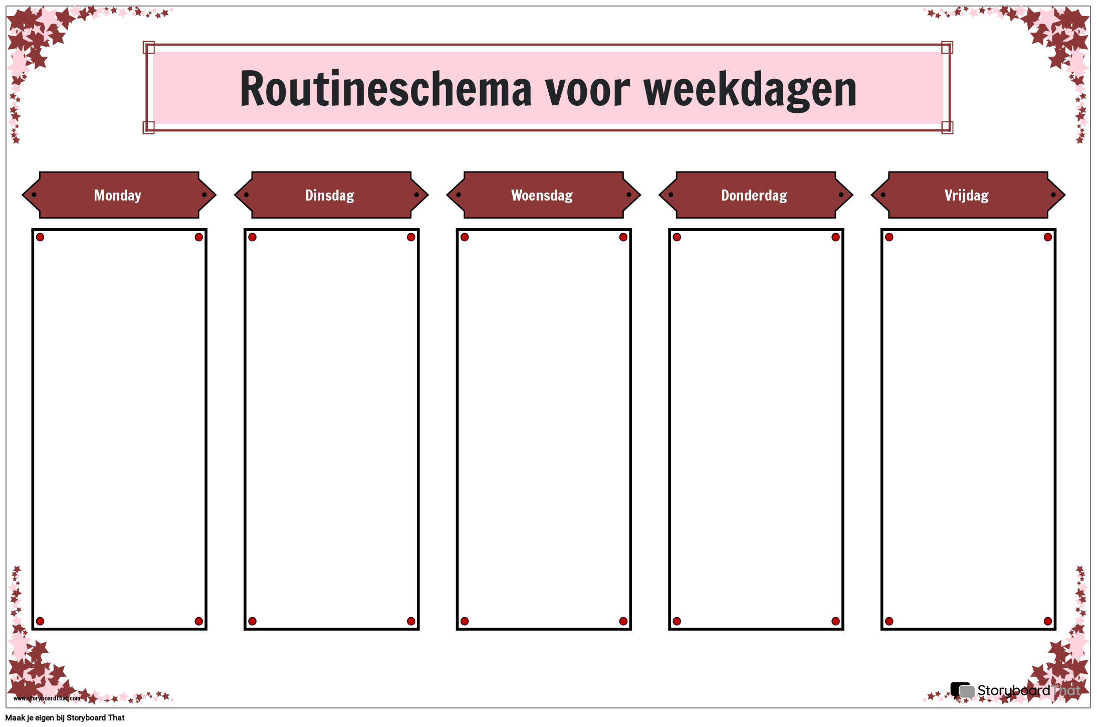 Wekelijkse Routinegrafiek
