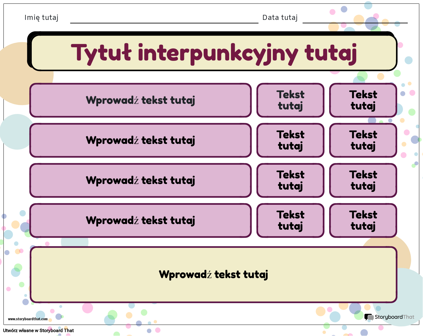 Nowy Utwórz Szablon Interpunkcji Strony 2