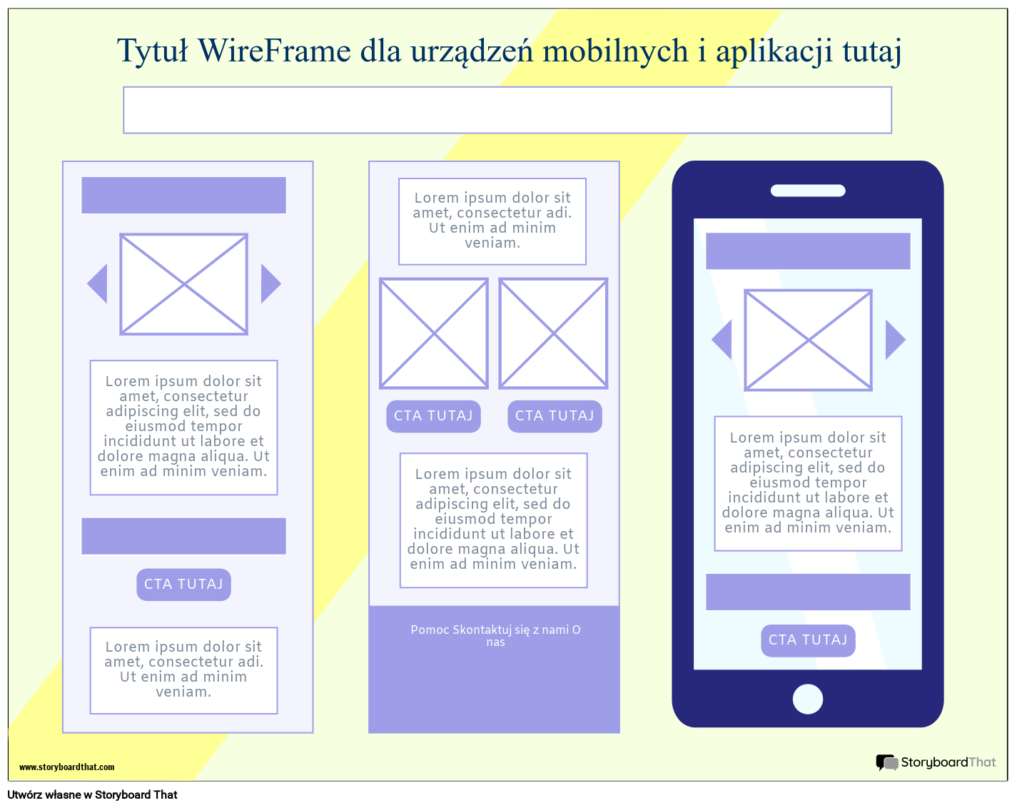Szablon Korporacyjnej Mobilnej Ramki Szkieletowej 3