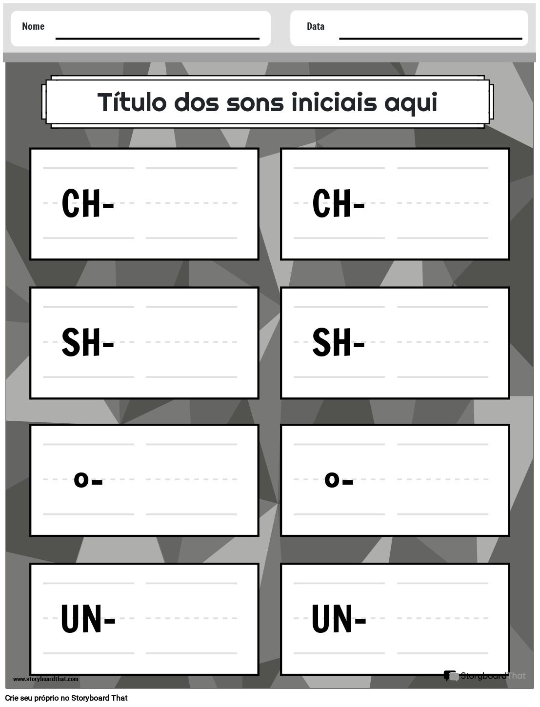 Começando S. Temp 1 (B & W)