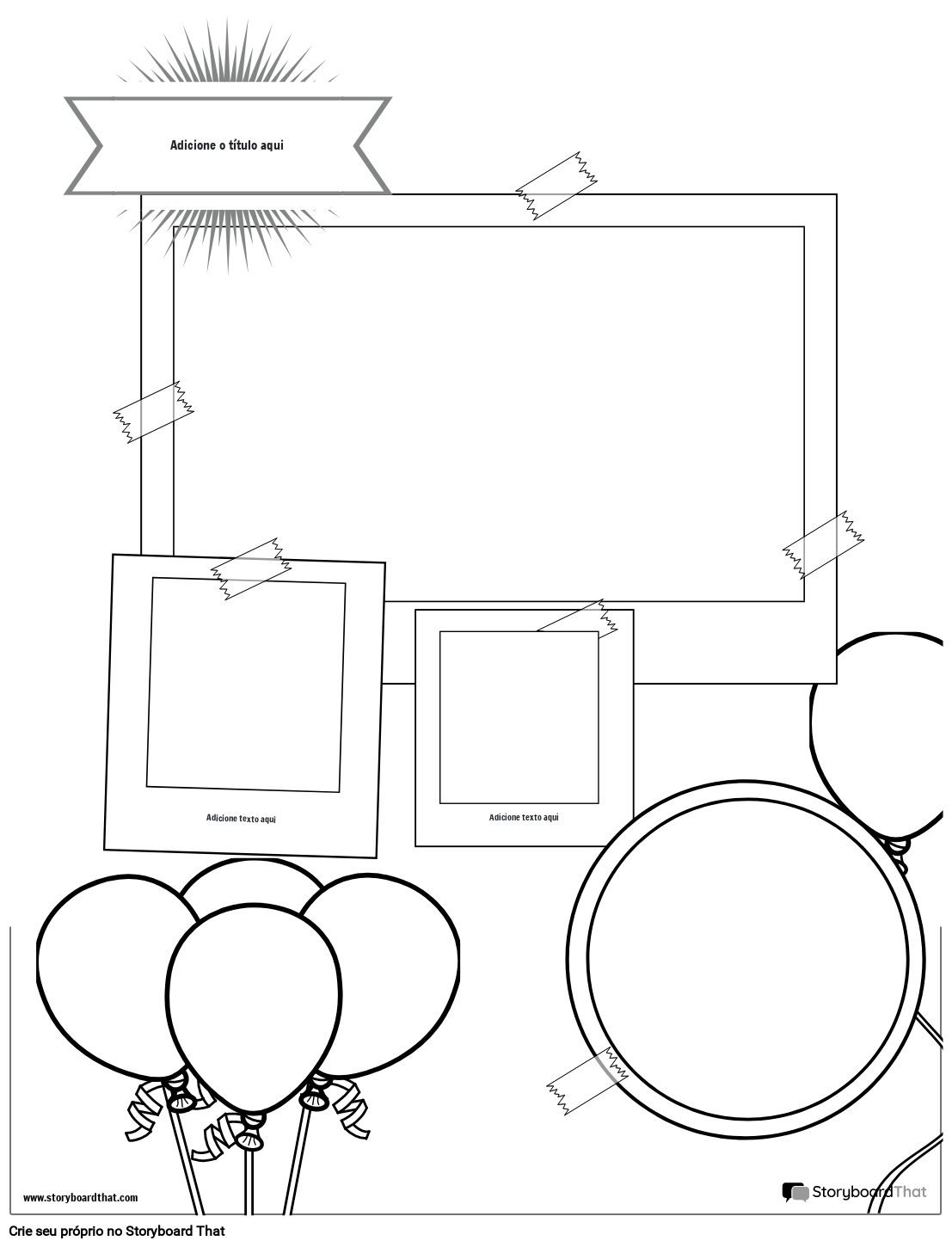 Desenho divertido de livro de recortes