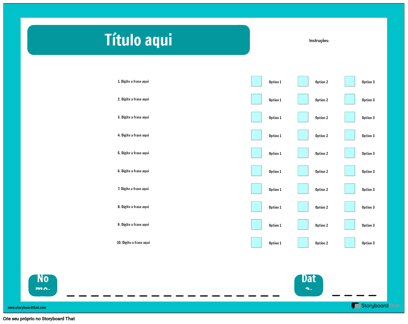Escolha a Atividade Verbal Ausente