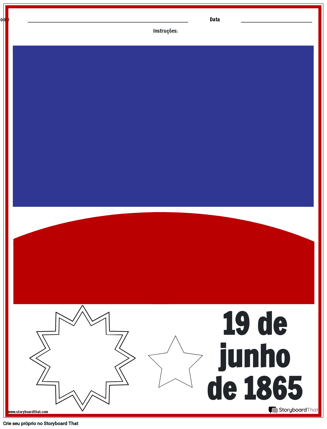 Fabricando a Bandeira do Décimo Primeiro mês