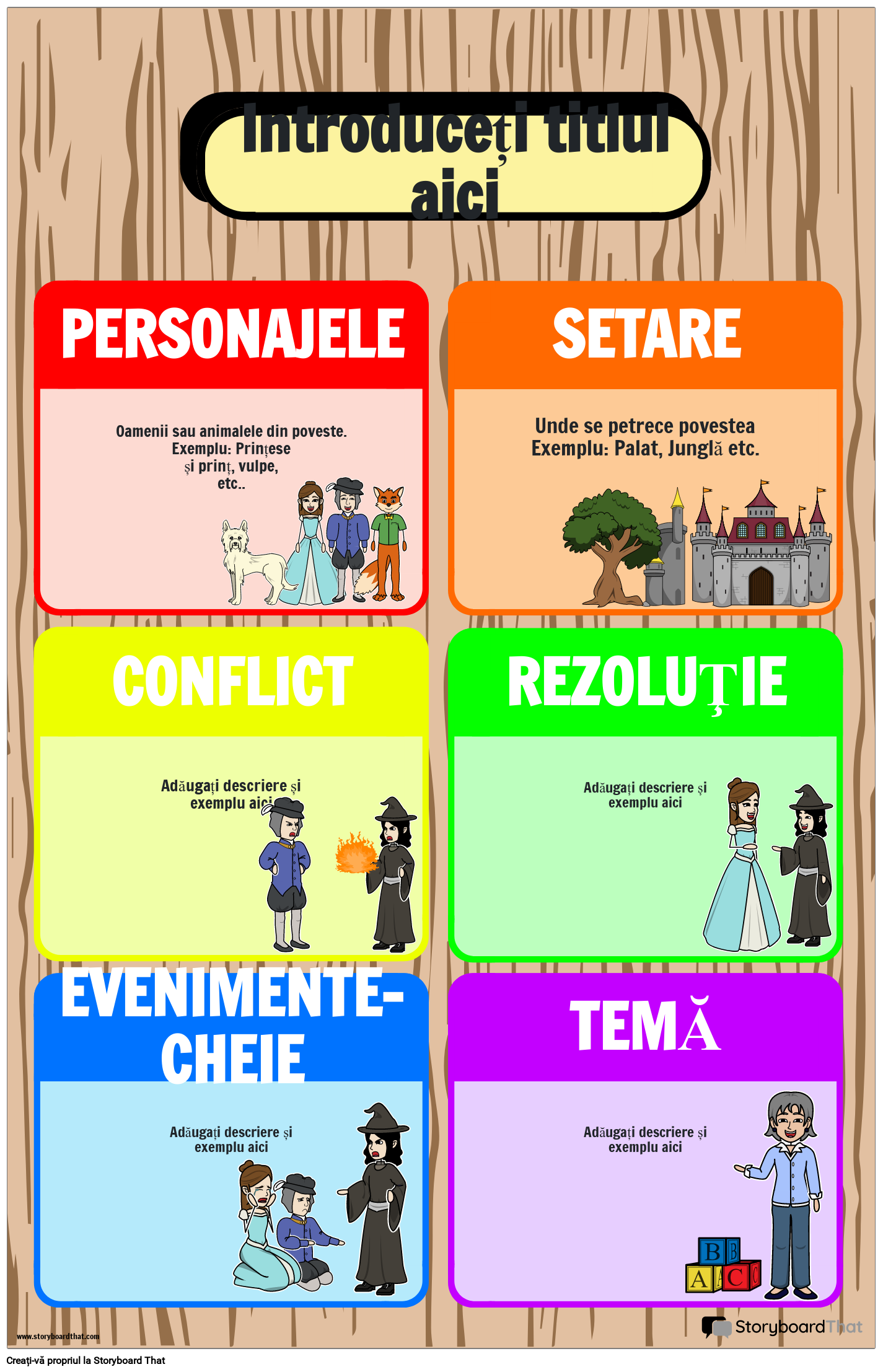 Poster Elemente de Poveste