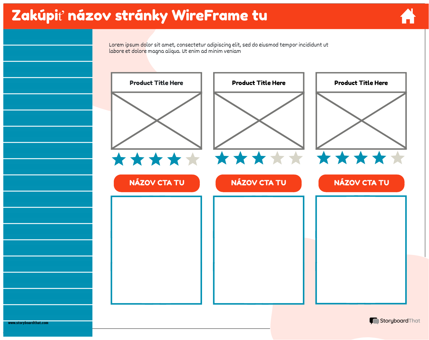 Šablóna Firemného Nákupu Drôtového Modelu 3