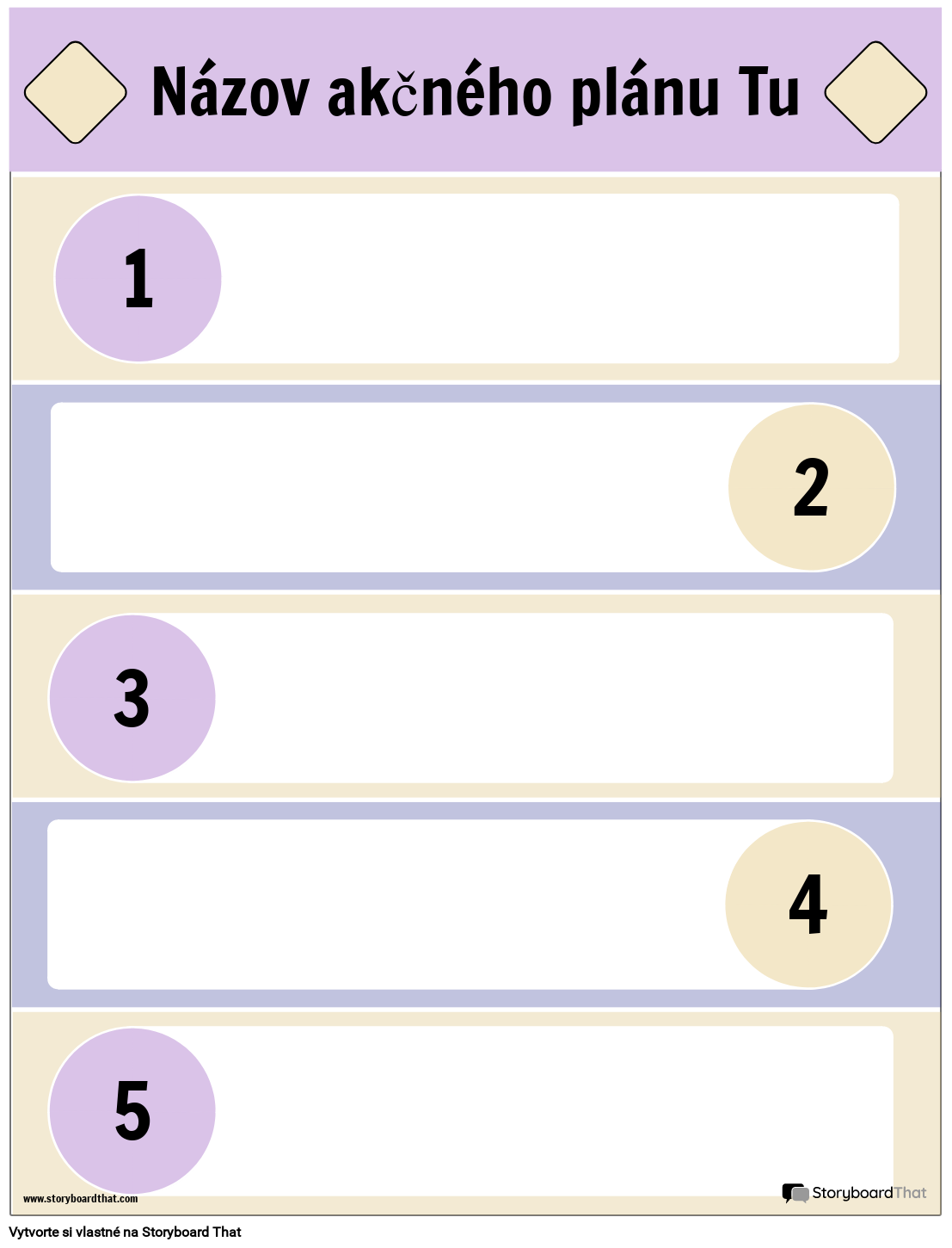 Šablóna Podnikového Infografického Akčného Plánu 1
