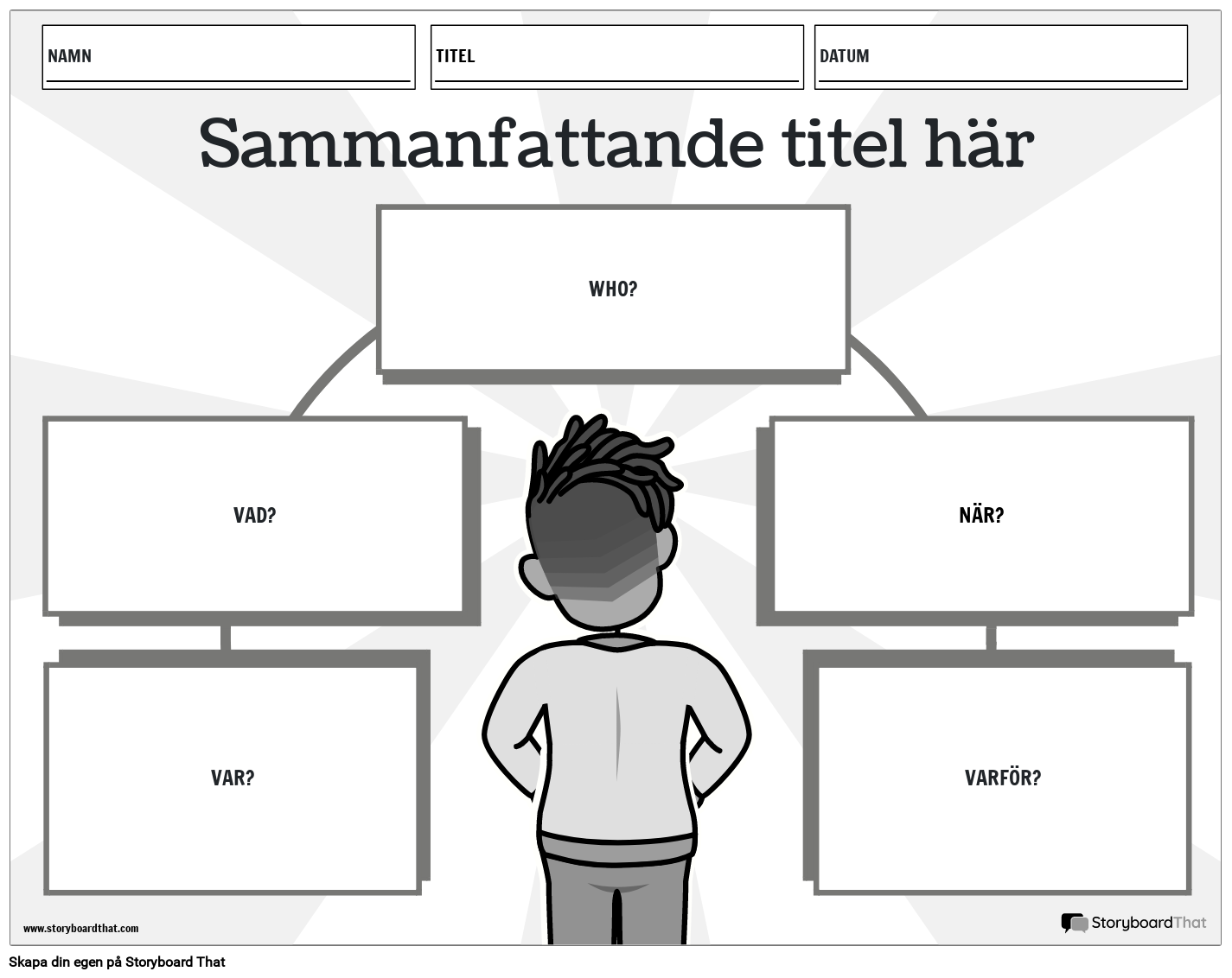 Summporträtt Svartvitt 4